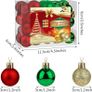 MULTIPLE COLOURS AVAILABLE 36 Pieces 30 mm Christmas Balls Decoration Shatterproof Christmas Tree Baubles Mini Christmas Hanging Ball for Holiday Wedding Party Decoration Image 8