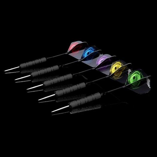 FREE P&P Steel tip Darts Set Aluminium shafts+Sharpener+Tool+Protectors+16 Flights,For 4 Beginners