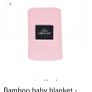 bamboo  baby blanket  candy pink colour suitable from newborn up to school Image 9