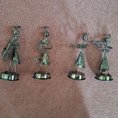 4 Metal Musical Figures