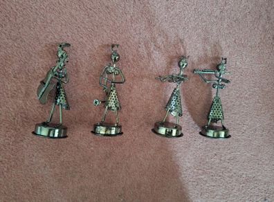 4 Metal Musical Figures