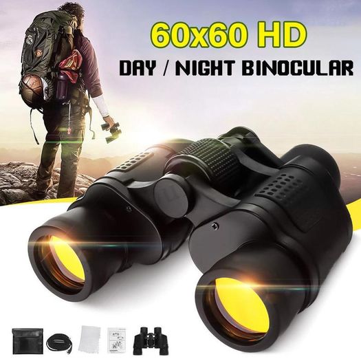 New Telescope 60X60 HD Binoculars High Clarity 10000M High Power For Outdoor Hunting Optical Lll Night Vision binocular Fixed Zoom