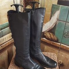 Roby & Pier Leather Designer Boots UK 4 Eur 37