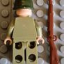 Lego compatible, military figures, British infantry (desert rats). 15 figures plus rifles. Image 2
