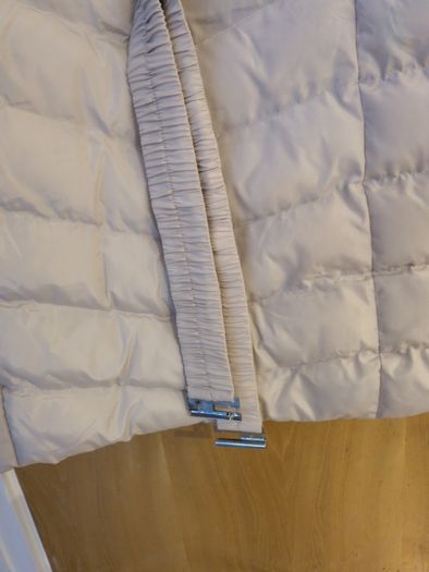 Fluid Padded Coat With Faux Fur Trim On the Hood.  S. 16-18.  B.N.W.T.