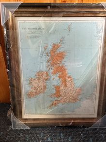 British Isles Framed Picture