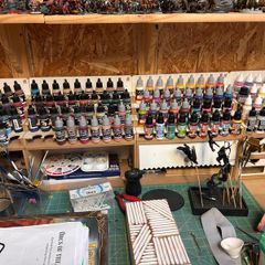 HobbyZone Modular Painting Workstation 8 Modules (Paints NOT Included)