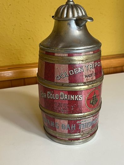 Rare Chinise hot and cold flask