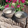 Antique Brass Pots Image 2
