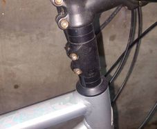 bicycle stem riser and kick stand