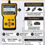 MOTOPOWER MP69033 OBD2 Scanner Universal Car Engine Fault Code Reader, CAN Diagnostic Scan Tool for All OBD II Protocol Cars Image 5