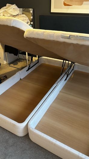 Double bed and mattress