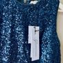Sequined peplum top uk8 Image 2