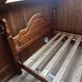 Solid pine double bed frame Image 6