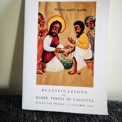 SALE! Beatification Of Mother Teresa Of Calcutta St Peter's Square October 19, 2003 Original Booklet, Plus Vatican Tickets