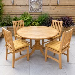Solid Wooden Round Dining Table and 4 Chairs Only 50