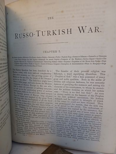 The Russo-Turkish War: Including an Account of the Rise and Decline of the Ottoman Power, and the History of the Eastern Question Edited by Captain Henry Montague Hozier (2 Vol. Set) (PT277)