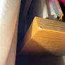 2x Ikea Malm Oak bedside lockers with glass tops Image 8