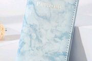 Passport Holder Blue Sky Print