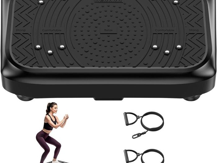 Vibration Plate Exercise Machine for Lymphatic Drainage with 199 Speeds & 7 Auto Programmes