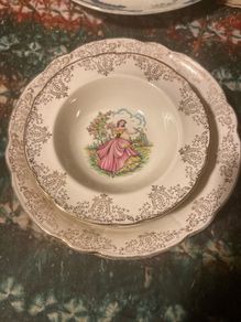 1950s bowl set free postage