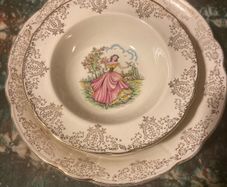 1950s bowl set free postage