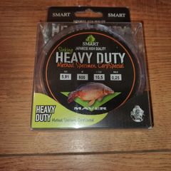 NEW - MAVER Heavy Duty Sinking 0,25mm - 5,91kg - 600m Monofilament - Carp Tench Bream Roach Feeder Method Groundbait Pellet Pike Perch Trout Salmon Bass Cod Pollock