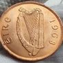Ireland 1968 | One Penny | Irish 1d | Irish Penny | KM.11 | UNC Image 2
