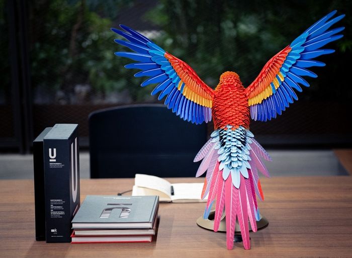 3D Printed Lifesize Macaw