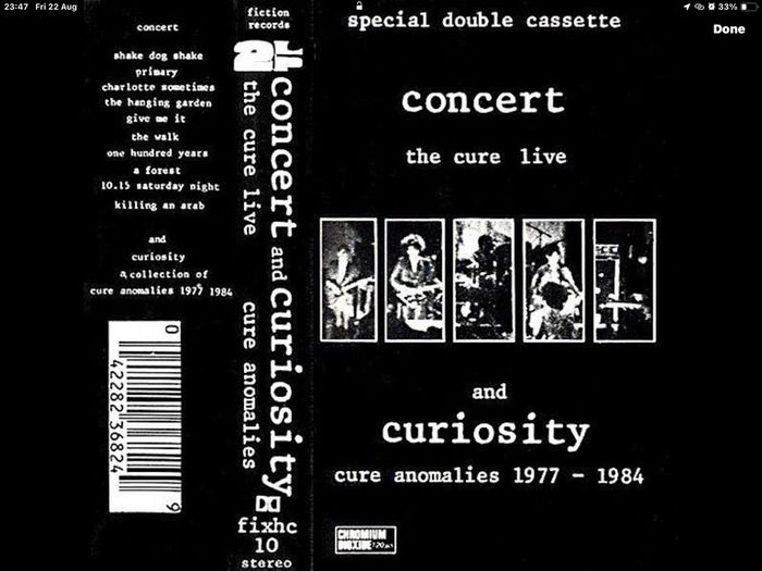 the cure // concert and curiosity
