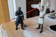 star wars force link 2.0 Darth maul &amp; qui gon jinn