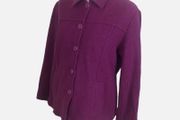 Clodagh Callaghan  Pink Boiled Wool Blazer Uk Size 18 Includes Postage