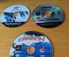 Playstation 2 Gran Turismo 4 two loose game discs and Need  for speed