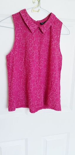 Topshop Pink Top - Size 8