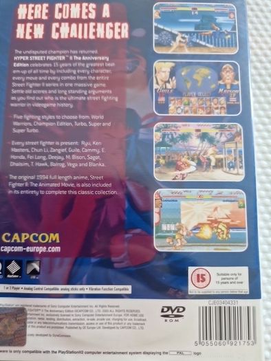 Hiper Street Fighter II The Anniversary Edition PlayStation2 Ps2 Games Original