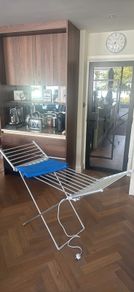 Electric Heated Clothes Airer with Cover