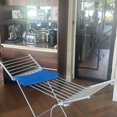 Electric Heated Clothes Airer with Cover
