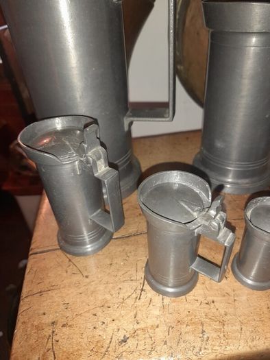 Graduated Pewter Measures 7