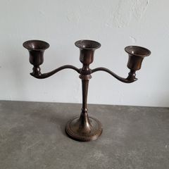 Vintage bronze candleabra