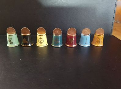 Collection of Euro Thimbles Mayfair Edition