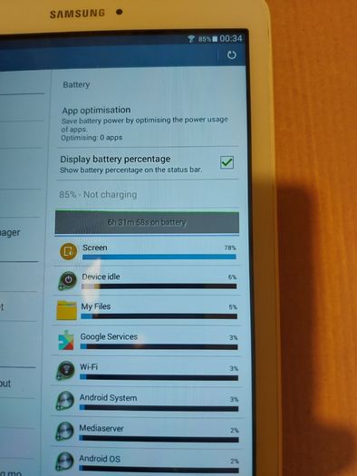 Samsung Galaxy Tab E, Model SM-T560, 8GB plus 8GB SD Card (16GB Total), includes 16 childrens movies for their entertainment