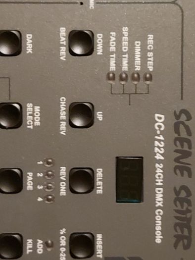 FLYHT PRO SCENE SETTER DC-1224 24 Channel DMX Console in excellent like new condition