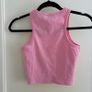 Pink ribbed primark tank top Image 2