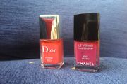 Chanel and Dior nail polish