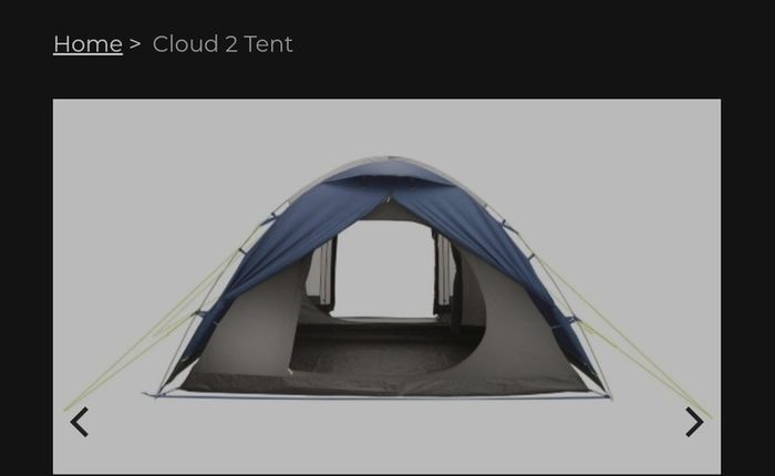 Outwell cloud 2, 2 man tent