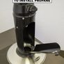 Table Patio Gas Heater 4.5 kW, Mini Pure Stainless Steel Piezoelectric Ignition New in Box Image 10