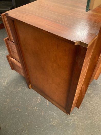 Vintage 1960s Walnut Chest of Drawers with Mirror -  Warehouse and Showroom Open Saturday 11th April 12 till 4pm Eircode R95T227