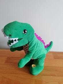 Roaring Dinosaur Interactive Plush Toy
