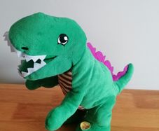 Roaring Dinosaur Interactive Plush Toy