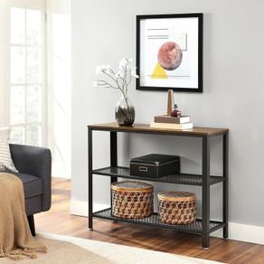 Industrial Console Table Hallway Vintage Wooden Sideboard Storage